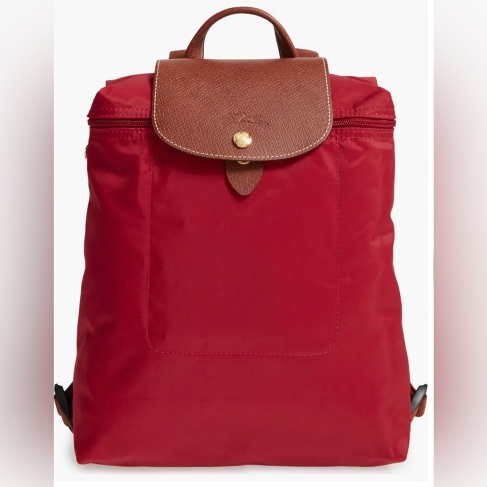 Longchamp Le Pliage Backpack - Red NWT